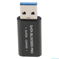 dingdongaa USB Data Blocker Quick Charging Enabled Aluminum USB A To USB-A Data Blocker Protector St