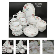 DINNER SET OPAL DINNER SET 46PCS