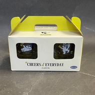 CARIN Slightly Drunk Puppy Shochu Glass Set Wine