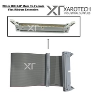 20cm IDC 64P Male-to-Female Flat Ribbon Extension 26-AWG 2.54mm Pitch For ICT Machine Conversion Con