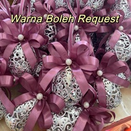 50pcs Handmade Bunga Telur Kerawang PREMIUM BUNGA TELUR / BUNGA TELOR / BUNGA TELUR MURAH / DOORGIFT
