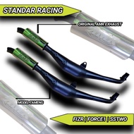 Standard EXHAUST RACING Antem FORCE1 Shield MODEL AHM SUPER Crispy ORIGINAL AMR EXHAUST Not NXL RTX