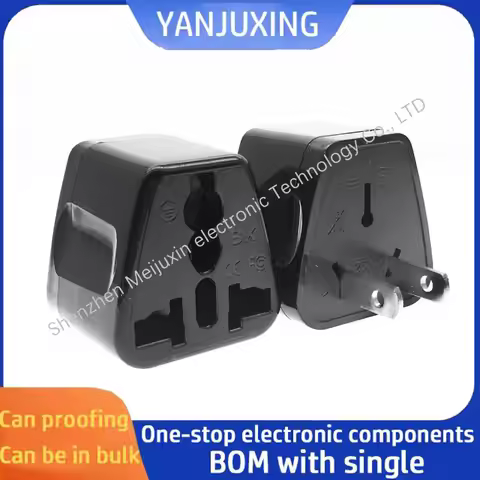 American standard conversion socket adapter suitable for traveling in Taiwan of China BX-6 standard 