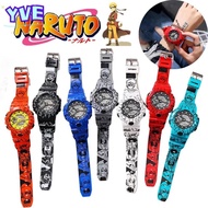 YVE Naruto Child Digital Wristwatches, Adjustable Itachi Kakashi Naruto Anime Watch,  Waterproof Car