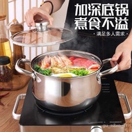 Stainless Steel Milk Pot Soup Pot Thickened Cooking Noodles Small Milk Boiling Pot Mini Pot Instant Noodles Complementar