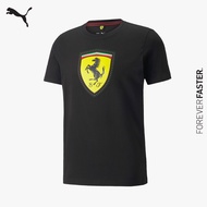 PUMA AUTO - เสื้อยืดผู้ชาย Scuderia Ferrari Race Colour Shield สีดำ - APP - 53375301