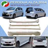 PERODUA ALZA 2014 FACELIFT SE STYLE FULLSET BODYKIT BUMPER SKIRT LIP CAR BODYKIT ALZA SECOND MODEL A