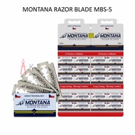 Montana Razor Blades / Razor Blades Shaving MBS-5comfort, 20 boxes