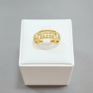 916 / 22K Gold Half Abacus ring by Best Gold Shop