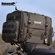 Rhinowalk Motorcycle Tail Bag Waterproof 19L-80L Large Capacity Motorcycle Saddle Pannier Box Outdoo