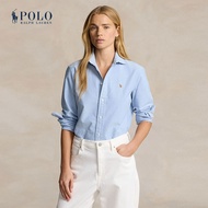 Polo Ralph Lauren เสื้อเชิ้ตผู้หญิง Shirt-Classic Fit Oxford Shirt รุ่น WMPOSHTNDO20370 สีฟ้า