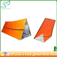 Star 2 Person Survival Emergency Tent with Emergency Sleeping Bag- Waterproof Rescue Survival Tent ,