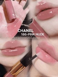 CHANEL 25年大熱新色♡⃛⋆⁺ 雙頭水光唇釉# 186