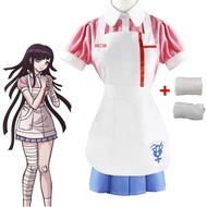 Danganronpa Mikan Tsumiki Cosplay Costume Halloween Carnival Ultimate Nurse Funny Costume Cafe Maid 