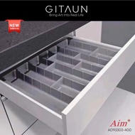 [AIM] ABS CUTLERY TRAY / PLASTIC KITCHEN CUTLERY TRAY / ADJUSTABLE ABS CUTLERY TRAY / AD93303-400