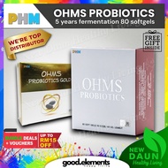 PHM OHMS Probiotics 80's 5 years fermentation | OHMS Gold 60's 3 years fermentation by Dr Ohhira [Pr