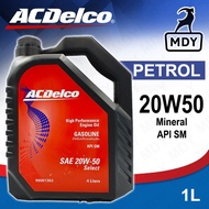 AC Delco High Performance Mineral Engine Oil 20W50 Select API SM 4L