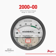 2000-00 "Dwyer" Magnehelic Differential Pressure Gauge Range: 0-0.25 in. WC