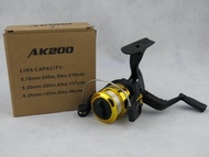 BANDIT SHRIMP REEL AK200 MINI SPINNING FISHING REEL WITH LINE
