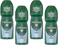 Mitchum Invisible Anti-Perspirant &amp; Deodorant Roll-On, Unscented 3.4 oz (Pack of 4)