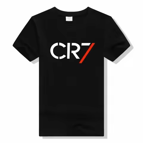 CR7 Boys Summer T-Shirt Cristiano Ronaldo T-Shirt Fashion Outdoor Leisure Training Sports T-Shirt Sh