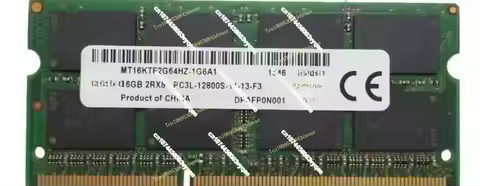 For DDR3 16GB 2RX8 PC3L-12800S-11-13 SODIMM 1.35V A + Micron RAMS DDR3 16GB 1600MHz Laptop Memory