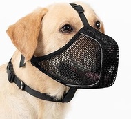 Mayerzon Dog Muzzle, Patented Mesh Soft Muzzles for Large Medium Small Dogs Poodle Husky Doberman La