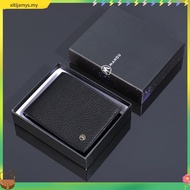 (CW297-1H/2H) Extreme Leather Energy Wallet | Full Grain Leather Bifold Wallet with Middle Flap | Me