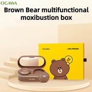 Ogawa Brown Bear Multifunctional Moxibustion Box Smart Smokeless Portable Household Moxibustion Jar