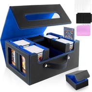 Trading Card Storage Box for MTG – Multi-Purpose Commander Deck Box with Commander Display