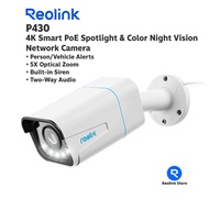 Reolink P430 (RLC-811A) กล้องวงจรปิด 4K 5X Optical Zoom with Spotlight Ai ตรวจจับ คน สัตว์เลี้ยง รถย