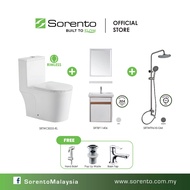 SORENTO WC COMBO SET Stainless Steel Toilet Basin Cabinet Kabinet Tandas Toilet bowl Jamban tandas s