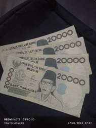 bahan mahar 20k rupiah asli bagus langka layak koleksi