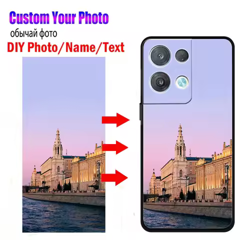 Customized Phone Cases For OPPO Reno 8 Pro Plus 8T 7 Reno7 5G Back Cover DIY Photo Design Reno8 T 4G