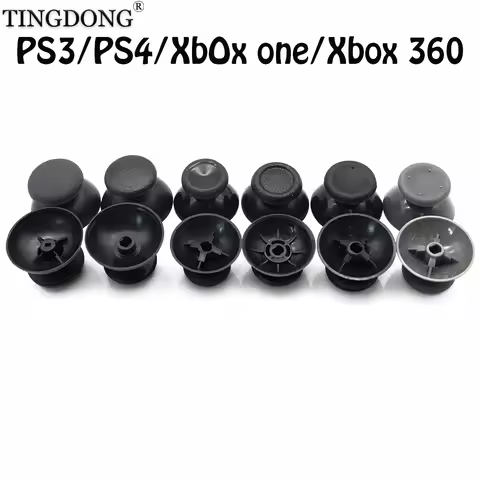 2pc 3D Analog thumb sticks Joystick grip Cap for Sony PlayStation Dualshock 3 4 PS3 PS4 Xbox One 360