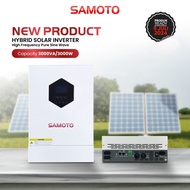 PROMO- INVERTER SAMOTO IHS3000/3000 WATT HYBRID SOLAR INVERTER LOW FREQUENCY PURE SINE WIFE -JAYANTI