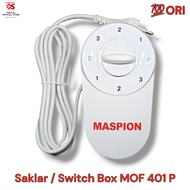 Switch Box MOF-401P Tempel Dinding Maspion Ori - Saklar Switch Kipas Angin Maspion Plafon MOF 401 P