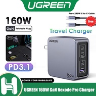 UGREEN 160W GaN Nexode Pro Charger USB Type C PD3.1 Fast Charge Quick Charge 4.0 3.0 USB