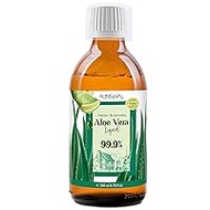 Aloe Vera Pure Liquid 100% Natural Organic: Moisturising, Soothing and Repairing, Cleansing Tonic, After Sun, Hair Removal and Shaving, Anti-Ageing Serum. Home Cosmetics - 250 ml