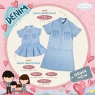 Brooklyn & Brighton - Denim Dress Short Sleeves ชุดเดรสแม่ลูก