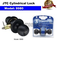 *READY STOCK TOMBOL PINTU ATTRACTIVE CYLINDRICAL DOOR LOCK (BLACK) JTC 9980