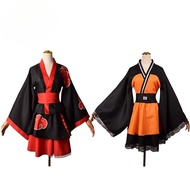 Akatsuki Shippuden Uzumaki Costume Naruto Cosplay Costume Kimono Anime Cosplay Costume Women's Cloth