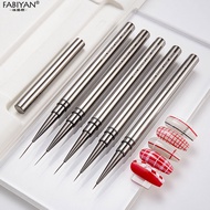 5Pcs/set Nail Art Brush Line French Nail UV Gel Painting Pen DIY Nail Decoration Nail Art Tool