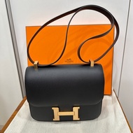 ꧁ Hermès 🖤Constance 康康包24🖤 黑色金扣 ꧂