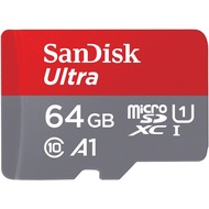 SanDisk Ultra 64GB UHS-I microSDXC メモリーカード SDアダプター付き
