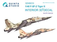 ㊣ Quinta Studio 1/48 F-5F Tiger 台灣戰機 AFV戰鷹 3D立體浮雕水貼 QD48210