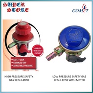 COMET GAS REGULATOR LOW PRESSURE GAS REGULATOR WITH METER HIGH PRESSURE GAS REGULATOR KEPALA GAS TEK