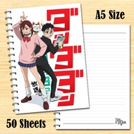 Dandadan Notebook Size A5 Anime Notebook Journal