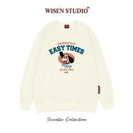 Local brand WISEN thick cotton sweatshirts oversize unisex Easy Times model