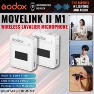 Godox MoveLink II M1 Wireless Lavalier Mic System (1 TX + 1 RX) for Camera, Computer & Smartphones
